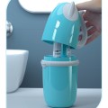 Cat-shaped home travel wash cup can store dental appliances